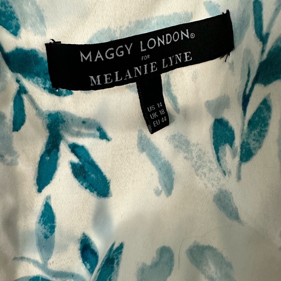 Melanie Lyne Blue and White Dress - Picture 2 of 7